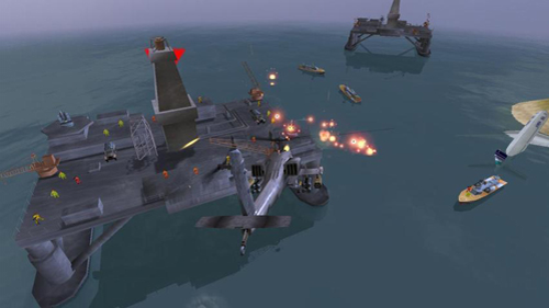 3d直升机炮艇战破解版图1